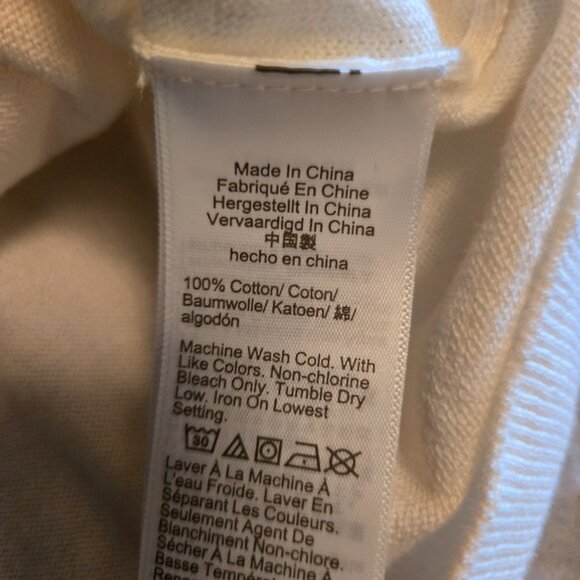 J. CREW Cotton Long sleeve Polo top - Picture 3 of 4